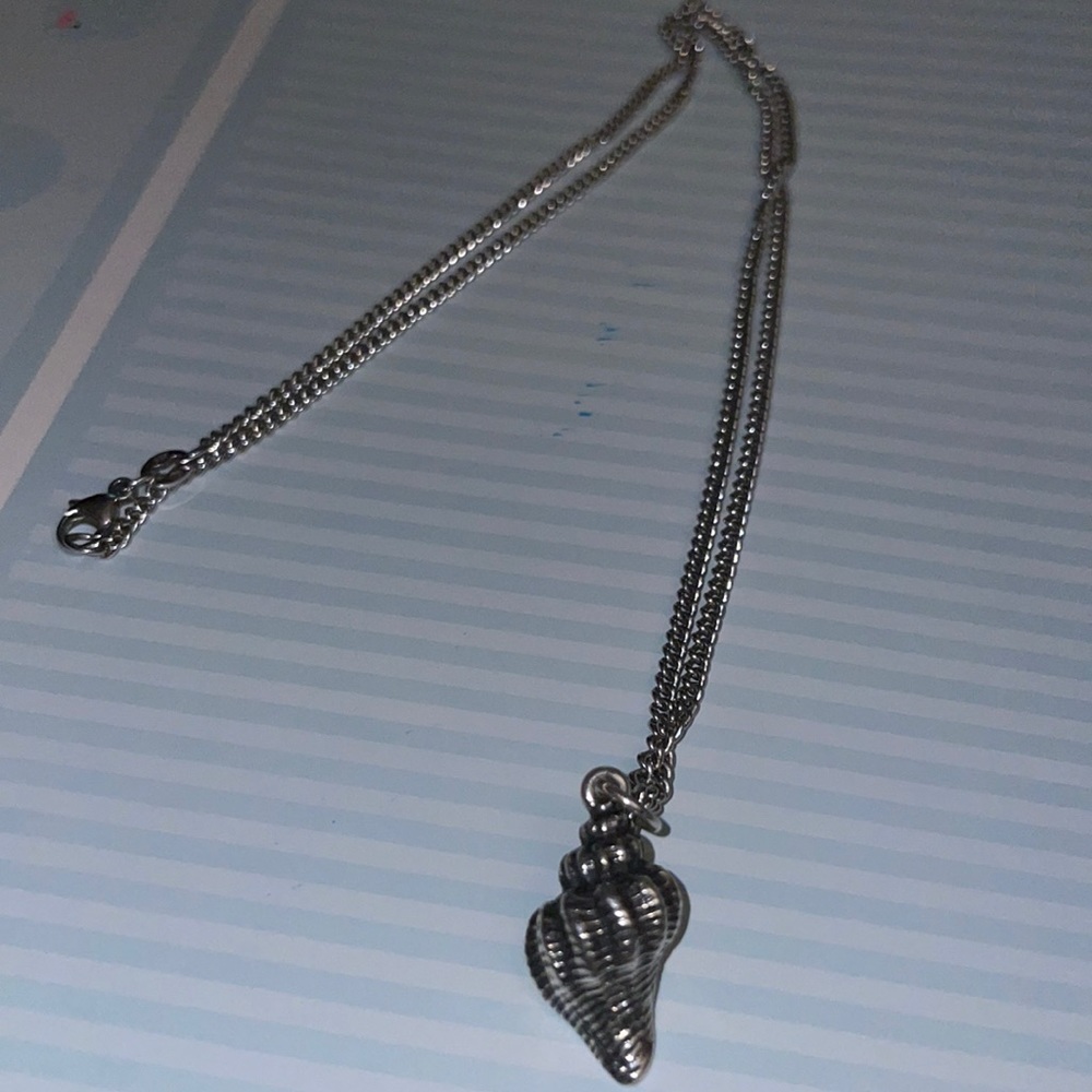 James Avery Necklace chain with shell charm